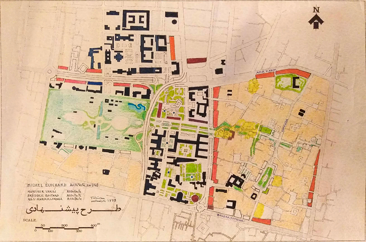 نقشه پیشنهادی اکوشار برای محله اودلاجان